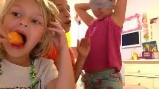 The Popsicle challenge with my best friends in the naborhoud