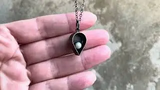 Кулон с жемчужиной