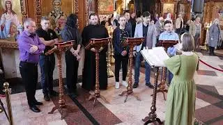 Мужской ансамбль «Анести» г.Краснодар. Видеозапись Богослужения.