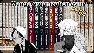Manga organization asmr 🍥// Setup// Manga collection tiktoks pt.88 📗📚