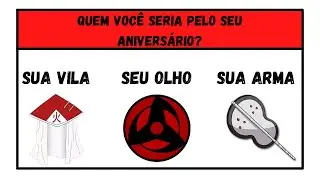 QUEM VOCÊ SERIA EM NARUTO? DESCUBRA SEU PODER PELO SEU ANIVERSÁRIO| SUA VILA| SEU PODER OCULAR ETC..