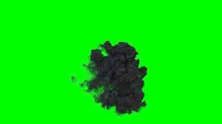 Birdseye Explosion VFX green screen