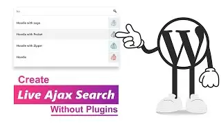 Add Live Ajax Search In WordPress without plugins [10]