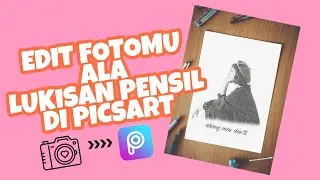 Edit fotomu ala lukisan pensil yang memukau #picsart#editfoto#lukisanpensil