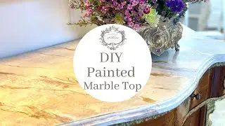 How To Paint A Faux Marble Tabletop