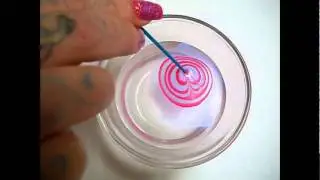 Water Marbling - 4 Min Nail Art Tutorial - Nuclear Fusion Nails by Fonda