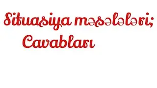 Kimya toplu 1ci hisse Situasiya cavab kartı  