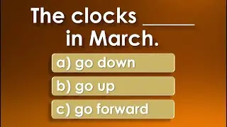 Phrasal Verbs - Go | English Vocabulary Test
