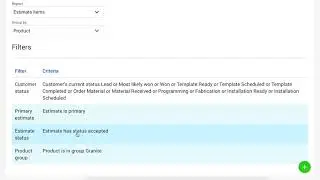 Easededge reporting - Material not yet installed