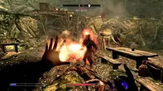 Epic Skyrim Boss Battle - Pathfinding vs Table