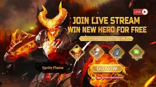 New Hero Sprite Flame Arrives - Heroes Evolved Official Stream