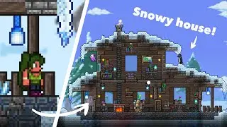 I Built a SNOWY HOUSE in Master Mode Revengance Calamity!