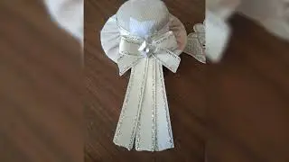 DIY - Šnalice za djevojčice- šeširići. 👍