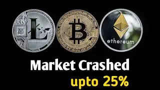 🔴Crypto Market Totally Crashed 25% Down | Bitcoin-Doge-TRX-WRX-Shiba-Cardano all Major Coins Down