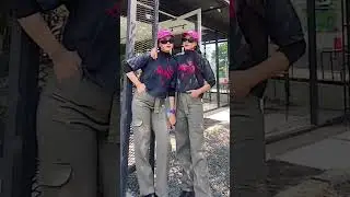 Style Outfit Kece bareng bestie 😋😎 #ootd #inspirasioutfit #youtubeshorts #masukberandayoutube