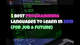 Top 5 Programming Language for 2019