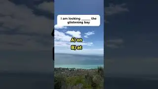 Looking AT or ON? Common mistake! 