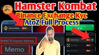 Hamster Kombat Binance Full Kyc Process 🤝 ||Hamster Kombat Binance Kyc Kaise Kare|Binance Kyc needed