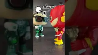 Big Bang Theory Sheldon Cooper Dressed up as The Flash 