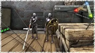 Рейды и Т-Рекс с Тек Седлом в ARK: Survival Evolved.