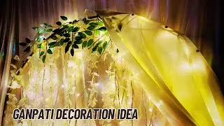 Ganpati Decoration Idea😍