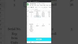 Excel Tricks Noob vs Pro #excel #tricks #timesaving #short #shorts