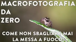 #03 MACROFOTOGRAFIA da ZERO: messa a fuoco infallibile!