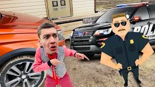 Mr. Nick on LADA VESTA vs a COP on a TOY CAR who BLOCKED the Road MUSTANG & DODGE VIPER & Camaro 13+