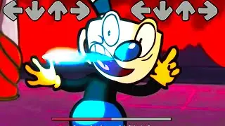 ZOMBIE Cuphead SHOT in Mugman but it's friday night funkin