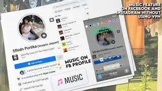 music feature on facebook and instagram without vpn • add music on fb profile || RPW tutorials