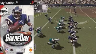 NFL GameDay 2004 PS2 Throwback | Miami Dolphins vs San Diego Chargers | CPU vs CPU