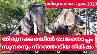 Pampady Sundaran Mass Entry at Thirunakkara Pooram 2023