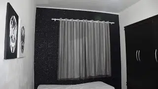 DIY: Como fazer parede preta de glitter (e como não fazer) com papel E.V.A de $5,00!!