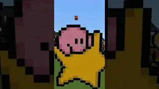KIRBY ON STAR | MINECRAFT PIXEL ART | GAMING STRIKE OG | 