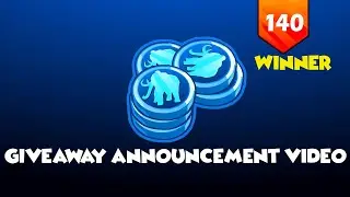 140 MAMMOTH COINS BRAWLHALLA GIVEAWAY WINNER ANNOUNCEMENT VIDEO!!