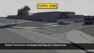 A Woman Is Hit By A Waste Truck