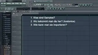 NEUE SAMPLES IMPORTIEREN- FL Studio Tutorial [german / english subtitle]