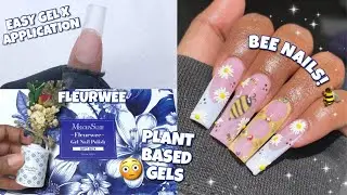 UNBOXING MELODY SUSIE LIMITED FLEURWEE GIFT BOX | PLANT BASED GEL POLISH | SUMMER BEE NAIL ART