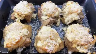 Crispy garlic chicken legs. How to cook. Always tasty quickly. # 143
