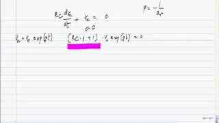 Second order system natural response