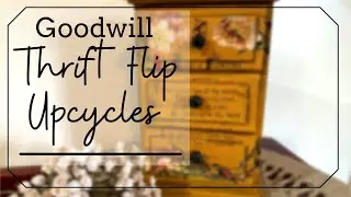 Thrift Shop Makeover * Upcycling Thrifted Home Decor * Last Thing Thrifted