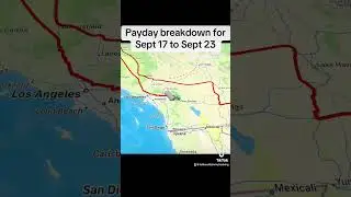 Payday breakdown for Sept 17 to Sept 23