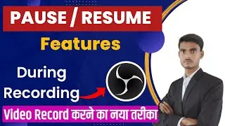 How To Pause and Resume Recording During Recording In OBS Studio | obs studio tutorial | vk adda 2.0