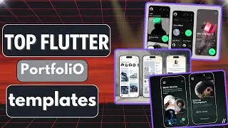 Best 5 Flutter Portfolio App Templates