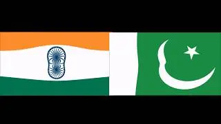 India Pakistan Rivalry | National Flags FaceOff