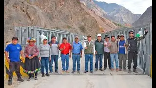 Cajatambo: Ricardo Chavarría inaugura puente 