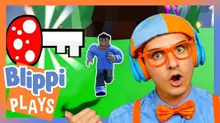 Find the Keys on Roblox ! | Blippi Plays | Educational & Gaming Videos for Kids