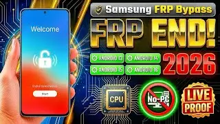 Samsung FRP Bypass Android 11/15/16 2026 🔥 New Method | No PC Needed | 100% Working