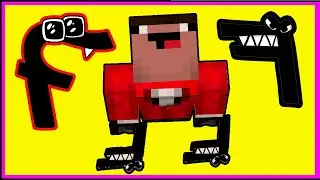 Alphabet lore F Minecraft Memes Totems | ABC TOTEMS TEXTURES & MORE!