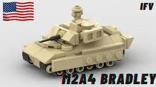 Lego Mini M2A4 Bradley Infantry Fighting Vehicle Tutorial